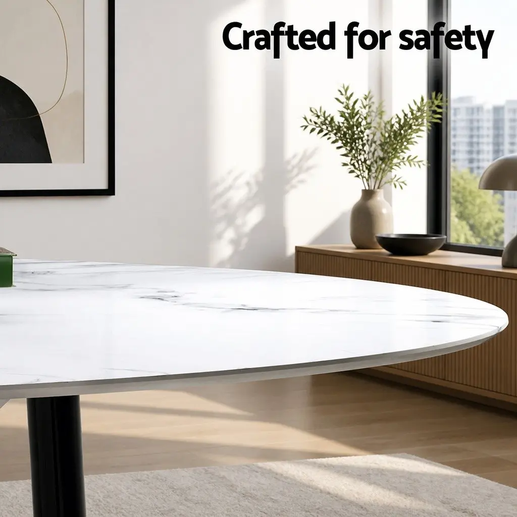 Dining Set Round Table Marble Grey Industrial Style 4 Chairs Velvet Upholstered