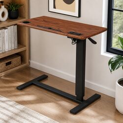 Gas Lift Adjustable Height Desk for Home Office Use