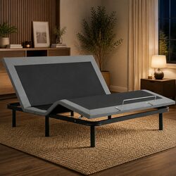 King Size Electric Adjustable Bed Frame with Remote