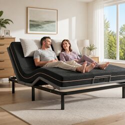 King Size Electric Adjustable Bed Frame and Mattress Set