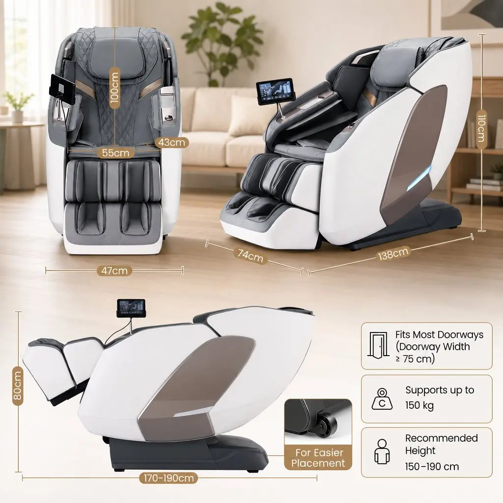 Zero Gravity Massage Chair with 4D Technology