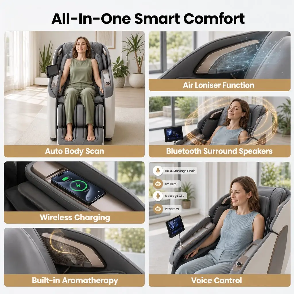 Zero Gravity Massage Chair with 4D Technology