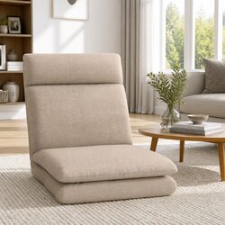 Reclining Floor Chair Sofa Lounge with Steel Frame