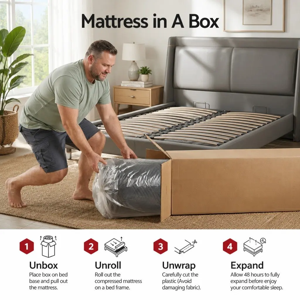 Queen Memory Foam Mattress 30cm with Cooling Gel Layers