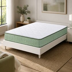 Double Memory Foam Mattress 25cm with Charcoal and Cooling