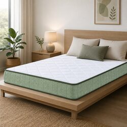 25cm Queen Memory Foam Mattress with Zipped Cover