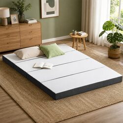 Foldable Foam Mattress with Bamboo Top - Queen Size