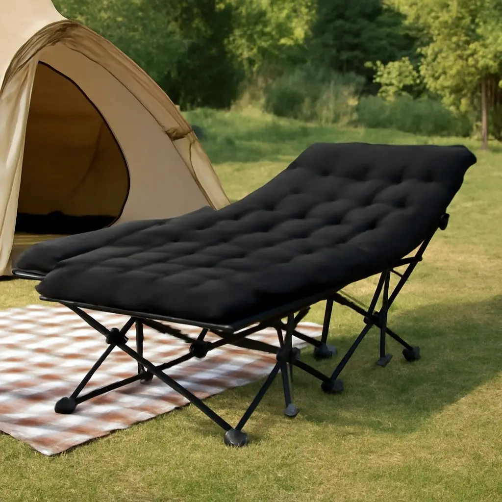 Heavy Duty Folding Bed with Removable Mattress
