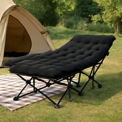 Heavy Duty Folding Bed with Removable Mattress