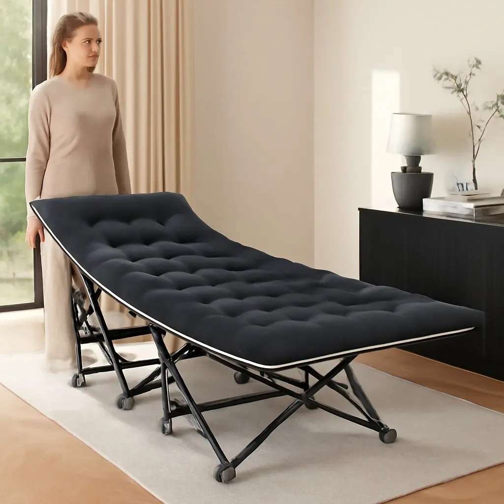 Heavy Duty Folding Bed with Removable Mattress