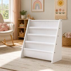 4-Tier Kids Bookshelf with E1 MDF Construction