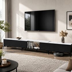 Adjustable TV Cabinet with Four Drawers