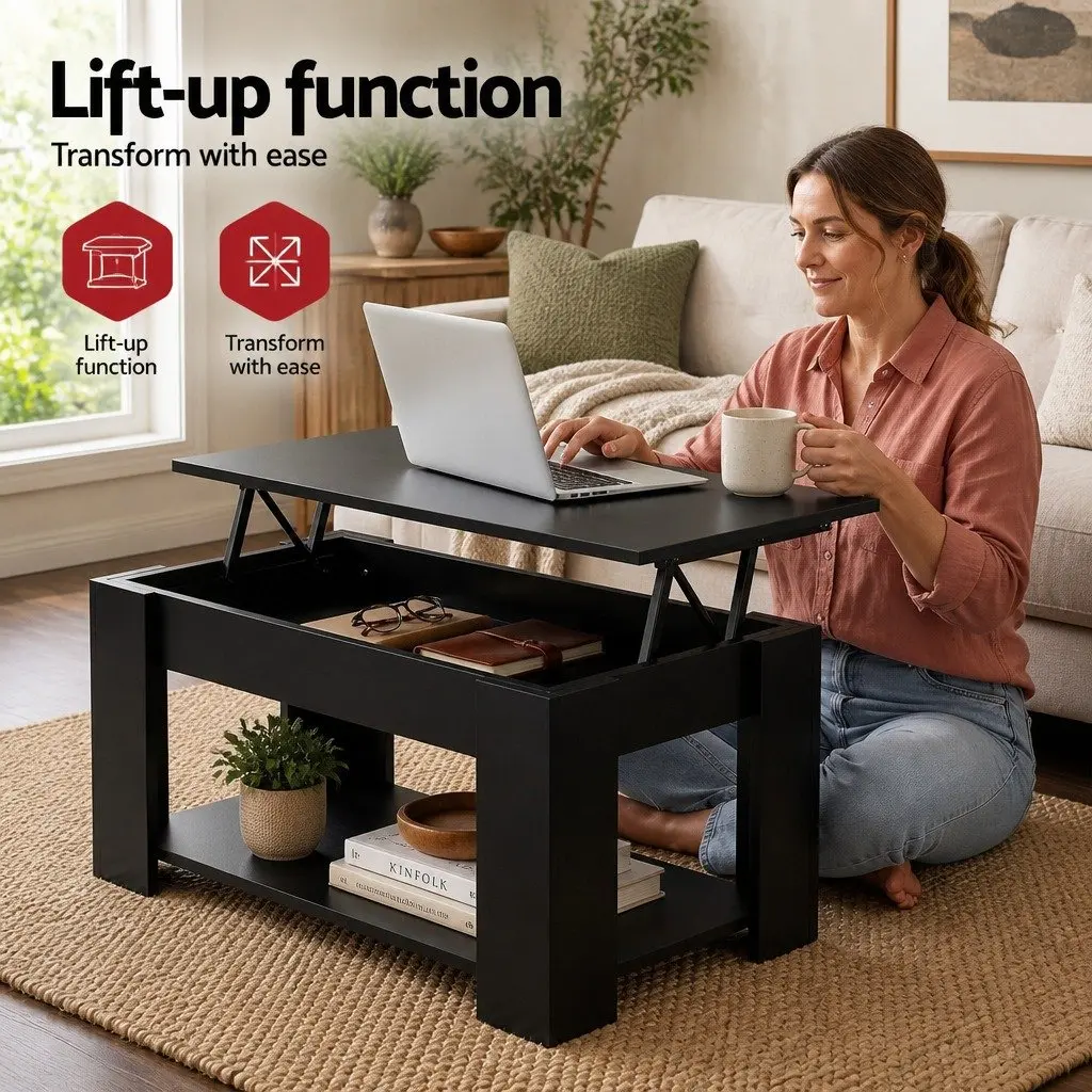 Black TV Unit & Coffee Table Bundle