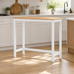 Pinewood Bar Table 108cm Rectangular Dining Height