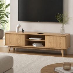 140CM Storage Unit TV Cabinet with Shelves