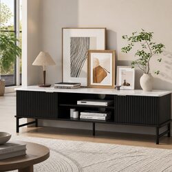 TV Entertainment Unit Cabinet 140cm with Storage Features