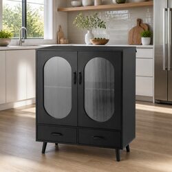Buffet Sideboard Storage Cabinet with Double Doors
