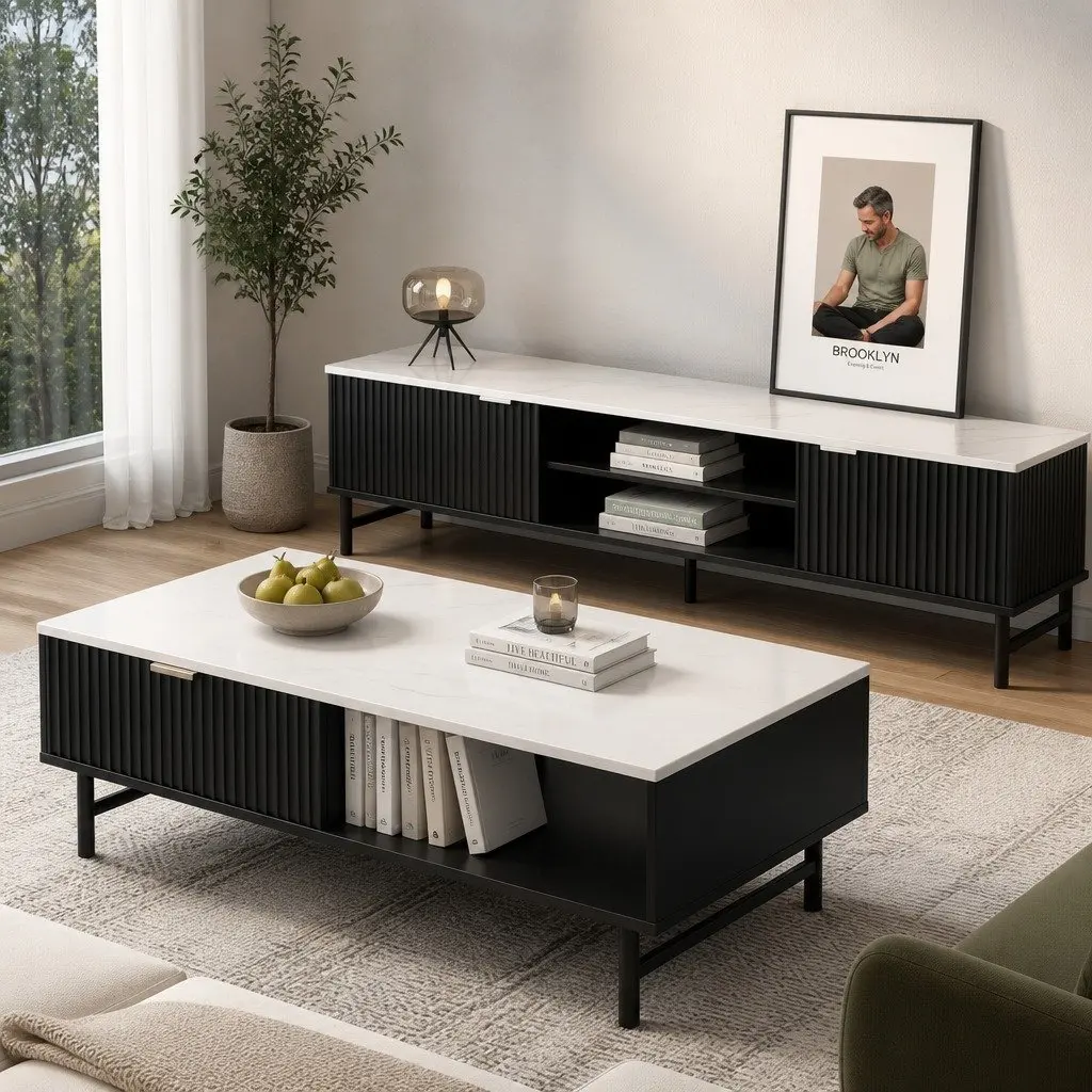 TV Entertainment Unit and Coffee Table