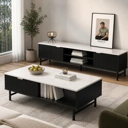 Modern TV Entertainment Unit and Coffee Table Specifications
