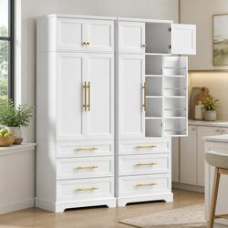 Buffet Cabinet Kitchen Pantry Storage Unit with Drawers