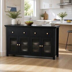 Buffet Sideboard Storage Cabinet, 130cm Dimensions