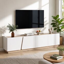 180cm TV Storage Unit with 4 Drawers for Living Room