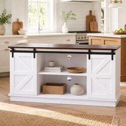 150cm Buffet Sideboard Storage Cabinet with Sliding Doors
