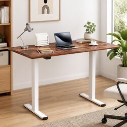Dual Motor Height Adjustable Office Desk Frame 140cm
