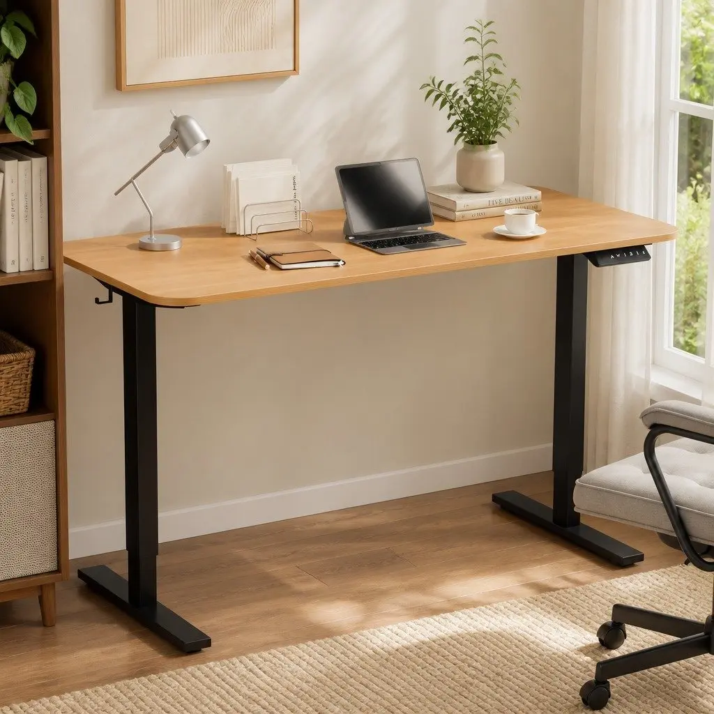 140cm Electric Standing Desk with Adjustable Height