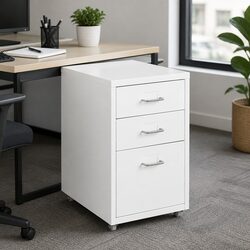 Steel Frame 3 Drawer Filing Cabinet for Efficient Storage