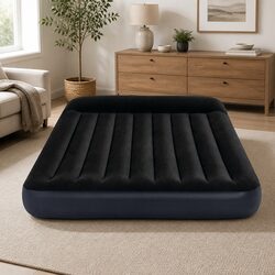 Queen Inflatable Airbed with Fiber Tech Support Construction