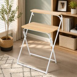 Adjustable Foldable Laptop Desk with Metal Frame