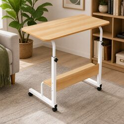Mobile Laptop Workstation with Adjustable Height