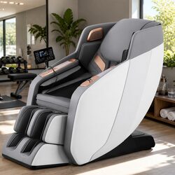 Reclining Electric Massage Chair with Airbags and Heat