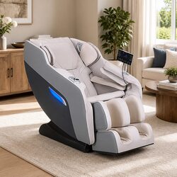 Full Body Electric Massage Recliner Chair in Grey