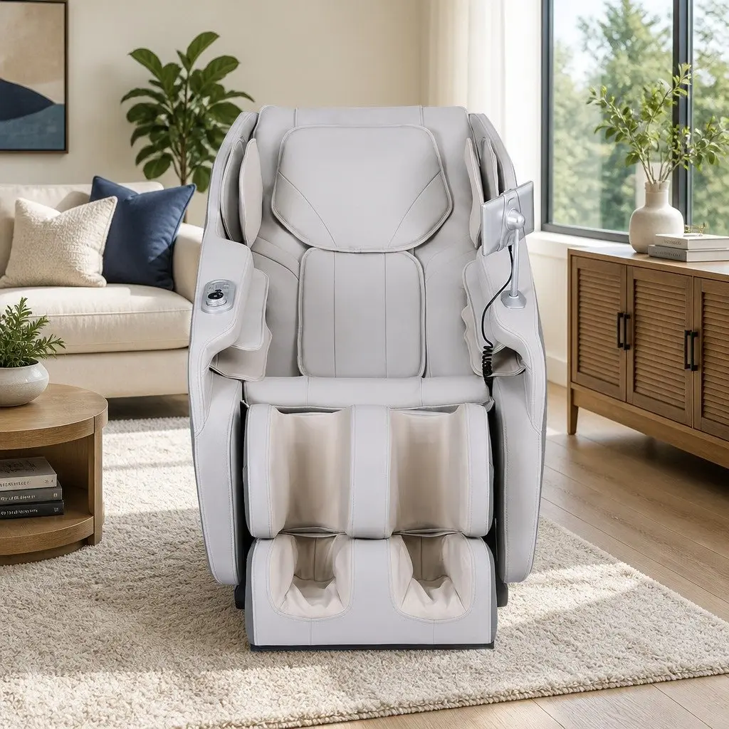 Electric Massage Chair Zero Gravity Full Body Recliner Grey