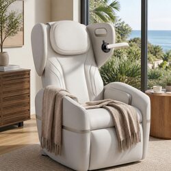 Electric Massage Chair With Vibration Recline Features