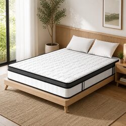 25cm Queen Mattress with Cool Gel Memory Foam & Bonnell Springs