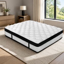 Euro Top Double Mattress 31cm Medium Firmness