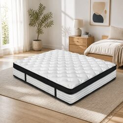 Euro Top King Size Mattress 31cm Medium Firmness
