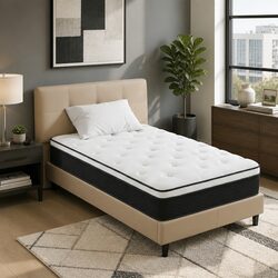 21cm King Single Mattress with Bonnell Spring Core