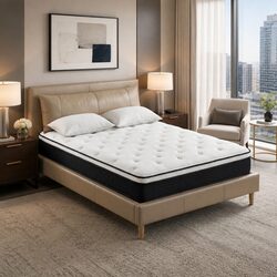 21cm King Size Mattress with Bonnell Spring Core