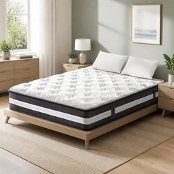 Tight Top Double Pocket Spring Mattress 30cm Medium Firm