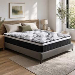 Euro Top Double Mattress - 32cm Thick Pocket Springs
