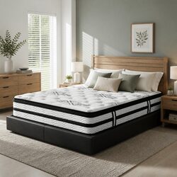 King Size Euro Top Mattress 34cm Thick