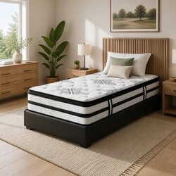 Single Mattress with Euro Top and Pocket Spring Design