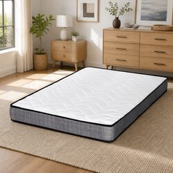 Technical Queen Mattress 13cm Medium Firm Bonnell Spring