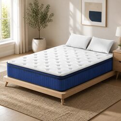 King Size Mattress 34cm Cool Gel Memory Foam with Pocket Springs