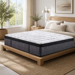 Euro Top King Size Mattress with 9-Zone Support System