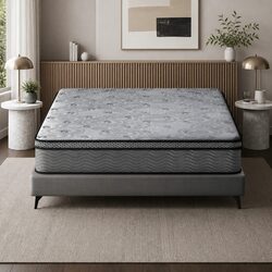 26cm Double Mattress with Medium-Firm Support and Pocket Springs